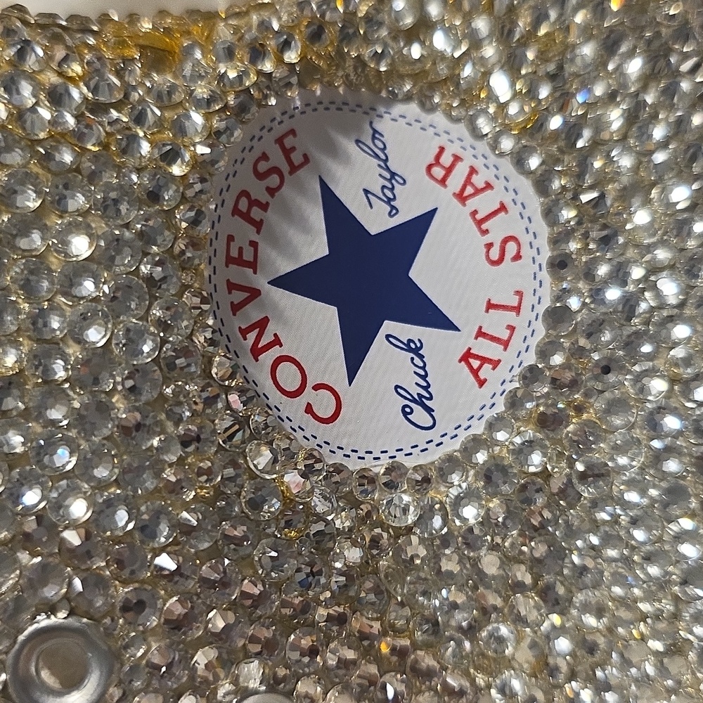 Converse Chuck Taylor Custom Sparkling High-Tops - Silvery - Picture 15 of 16